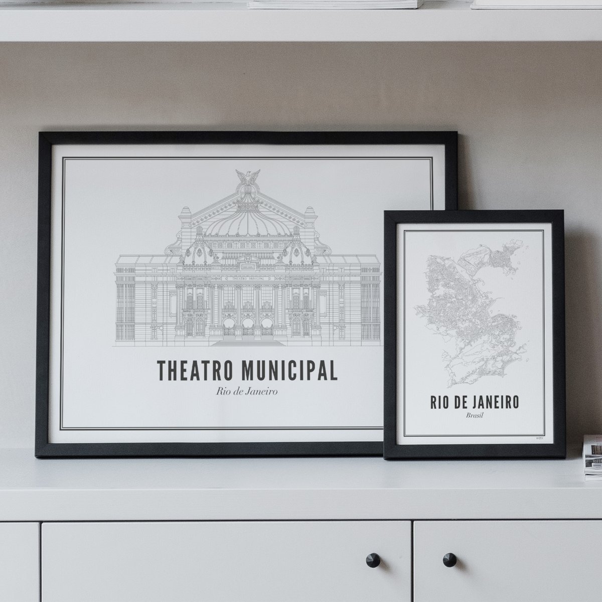 Poster van Rio de Janeiro - Theatro Municipal | WIJCK. 